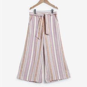 NWT Utsa Kids by Westside Light Purple Striped Palazzos Sz 11/12